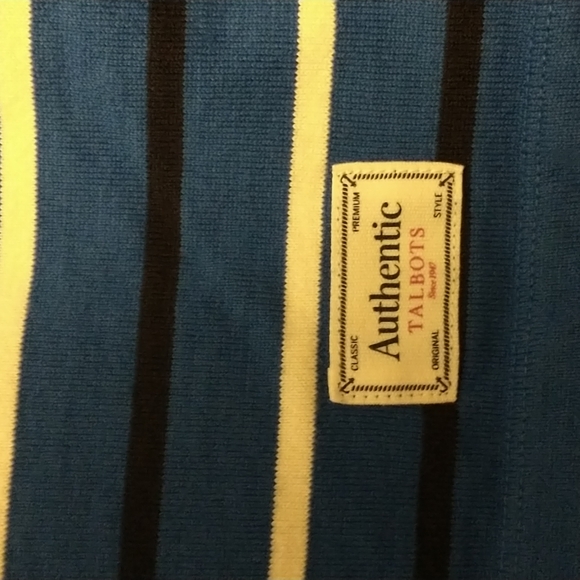 Talbots woman's size SP bateau Tee long sleeve cotton w slight stretch - Picture 3 of 8